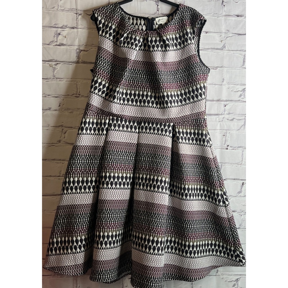 Mystic A-Line Sleeveless Dress Plus Size 1X (12W)‎ Cottagecore Career Party Date